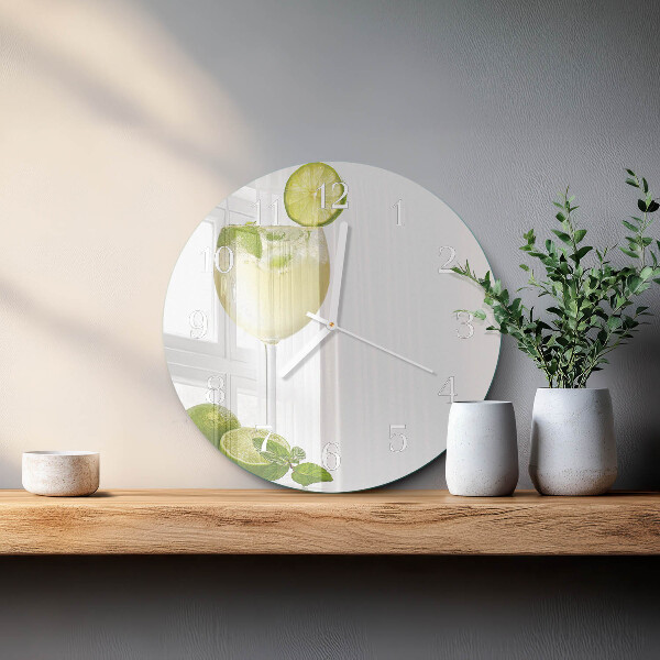 Horloge ronde Carbonate de calcium