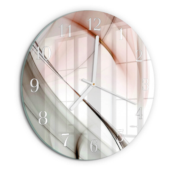 Horloge ronde Abstraction