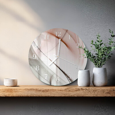 Horloge ronde Abstraction