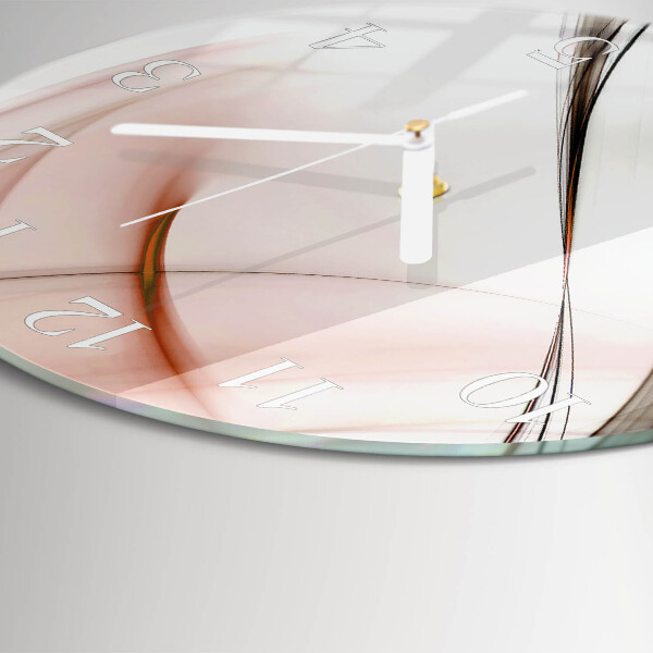 Horloge ronde Abstraction