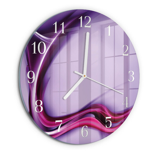 Horloge ronde Abstraction