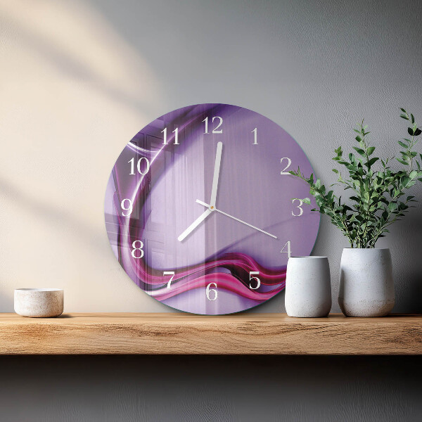 Horloge ronde Abstraction