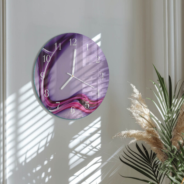 Horloge ronde Abstraction