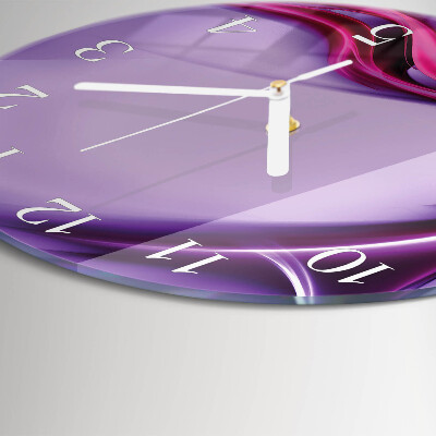 Horloge ronde Abstraction