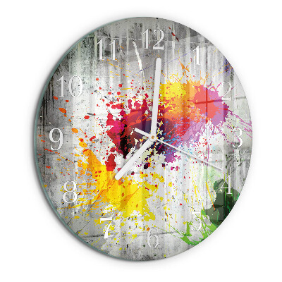 Horloge ronde Taches
