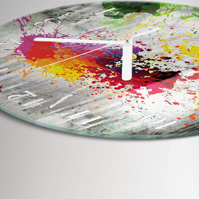 Horloge ronde Taches