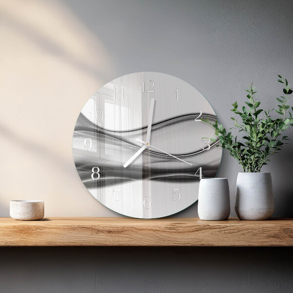 Horloge ronde Abstraction