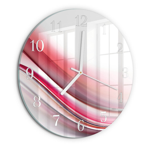 Horloge ronde Abstraction