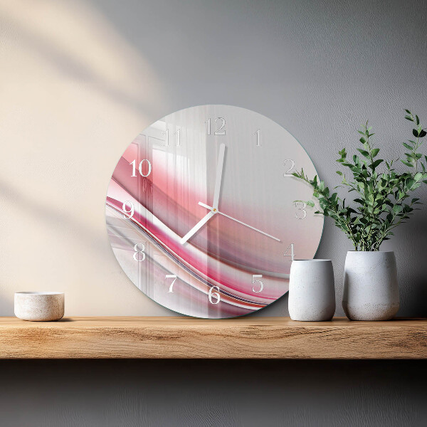 Horloge ronde Abstraction