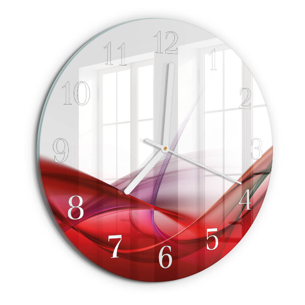 Horloge ronde Abstraction