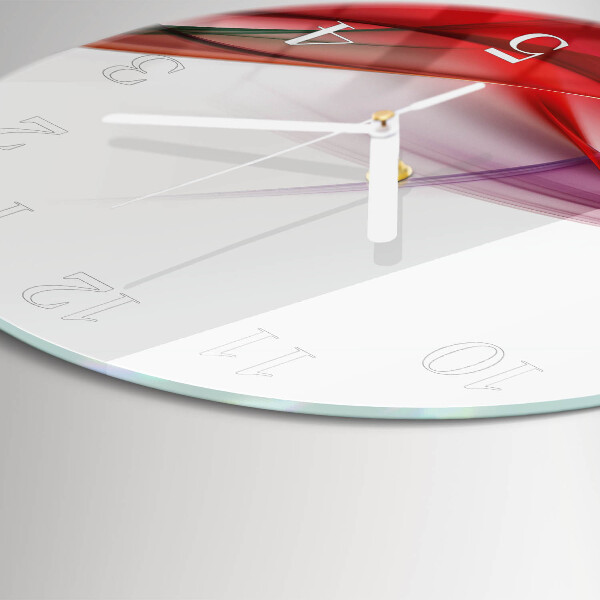 Horloge ronde Abstraction