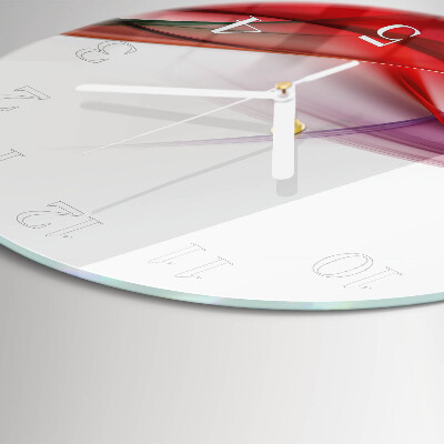 Horloge ronde Abstraction