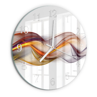 Horloge ronde Abstraction