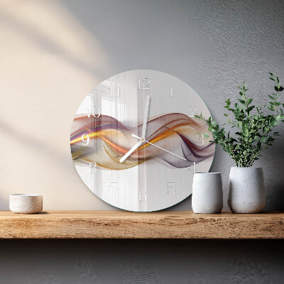 Horloge ronde Abstraction