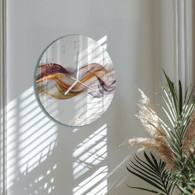 Horloge ronde Abstraction
