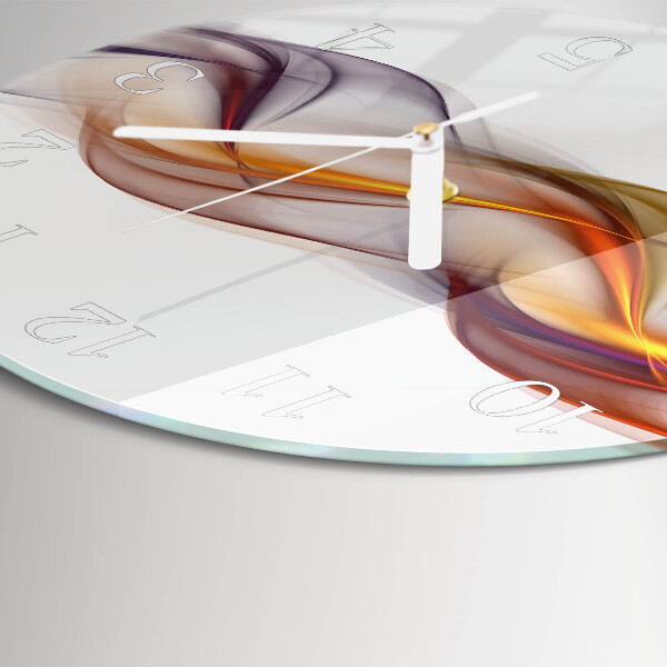 Horloge ronde Abstraction
