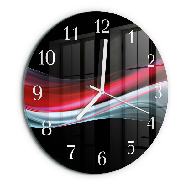 Horloge ronde Abstraction