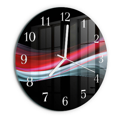 Horloge ronde Abstraction