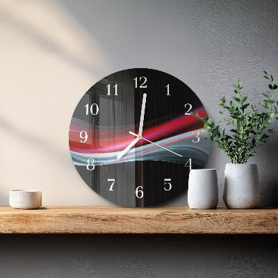 Horloge ronde Abstraction