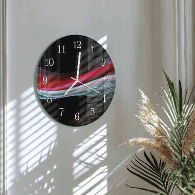 Horloge ronde Abstraction