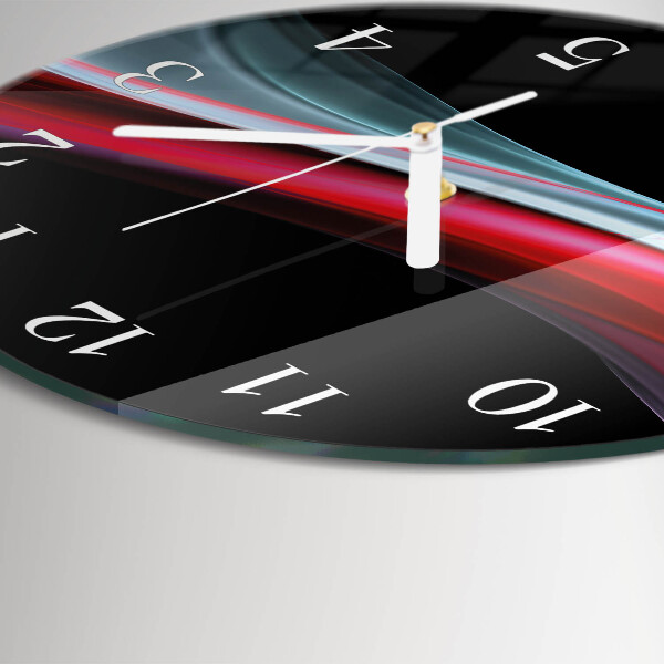 Horloge ronde Abstraction