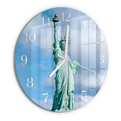 Horloge ronde Statue de la liberté