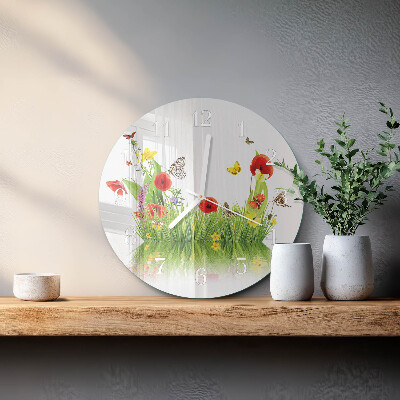 Horloge ronde Prairie