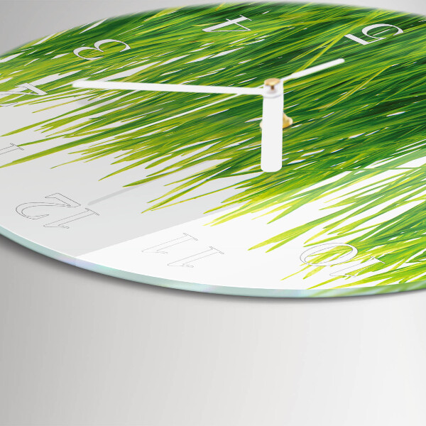 Horloge ronde Herbe