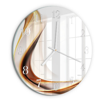 Horloge ronde Abstraction