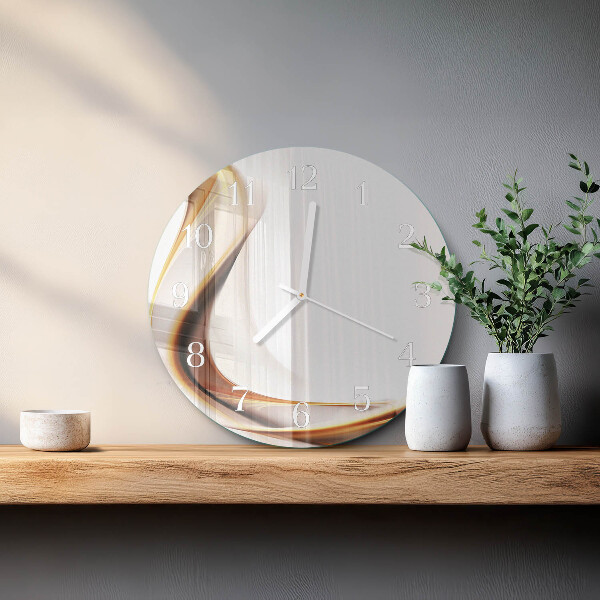 Horloge ronde Abstraction