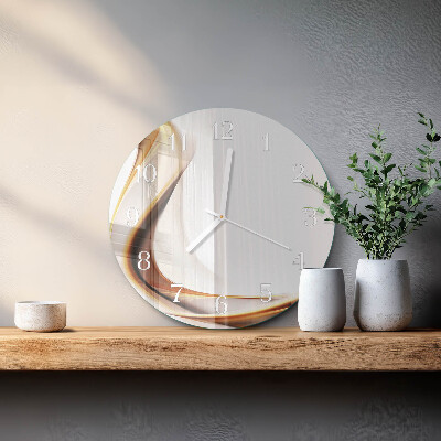 Horloge ronde Abstraction