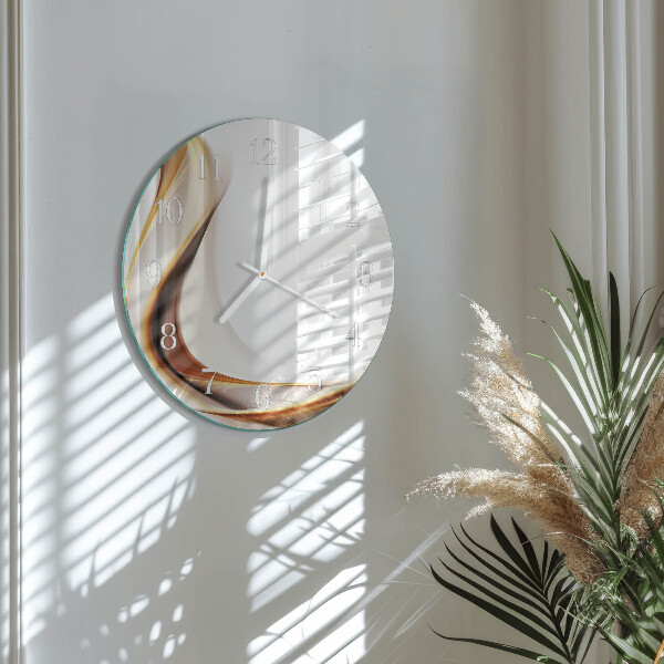 Horloge ronde Abstraction