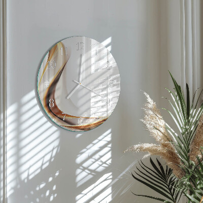 Horloge ronde Abstraction