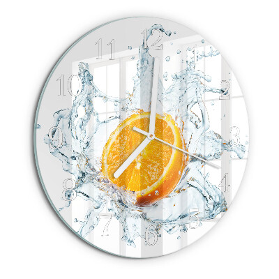 Horloge ronde Eau