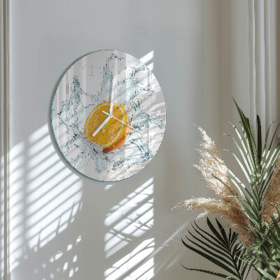 Horloge ronde Eau