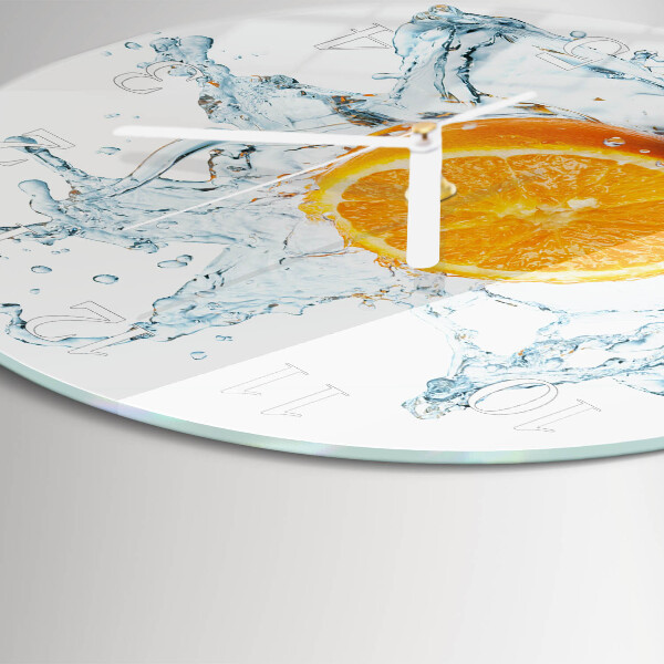 Horloge ronde Eau