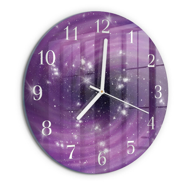 Horloge ronde Abstraction