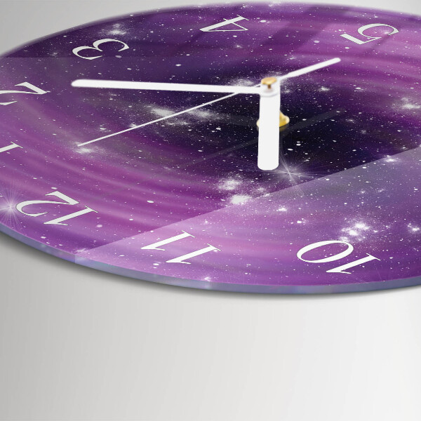 Horloge ronde Abstraction
