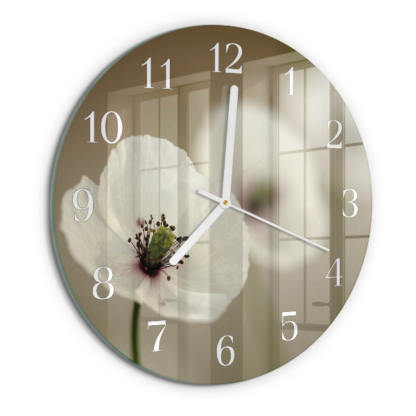 Horloge ronde Pavot