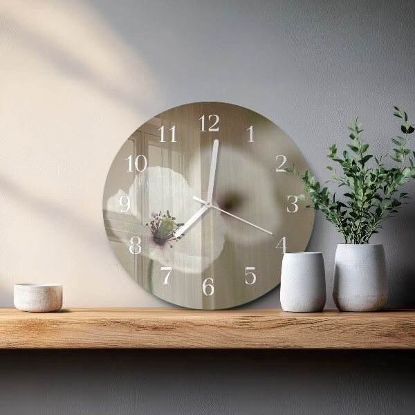 Horloge ronde Pavot