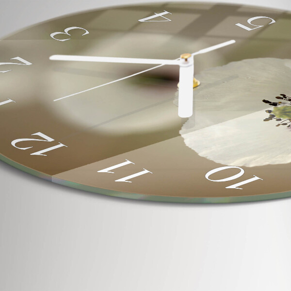 Horloge ronde Pavot