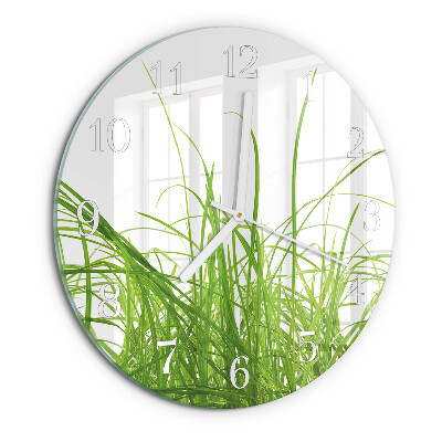 Horloge ronde Herbe