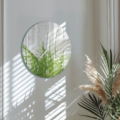 Horloge ronde Herbe
