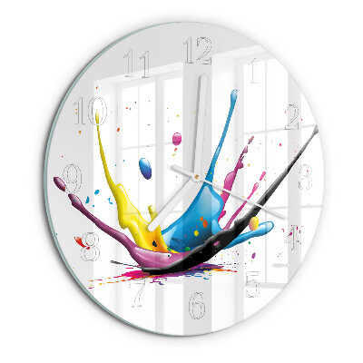 Horloge ronde Couleur