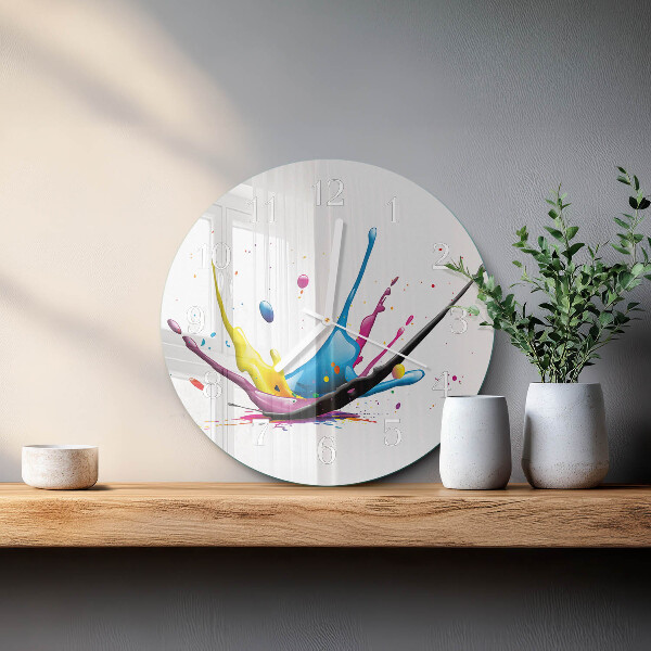 Horloge ronde Couleur