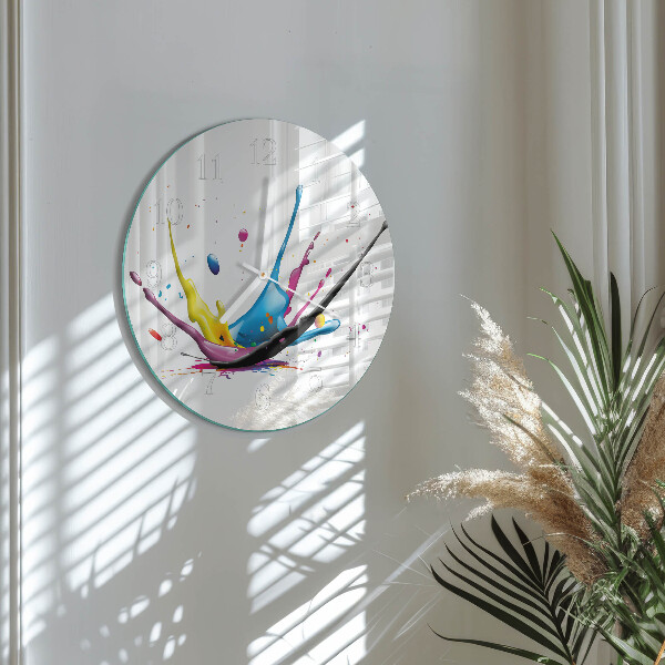 Horloge ronde Couleur