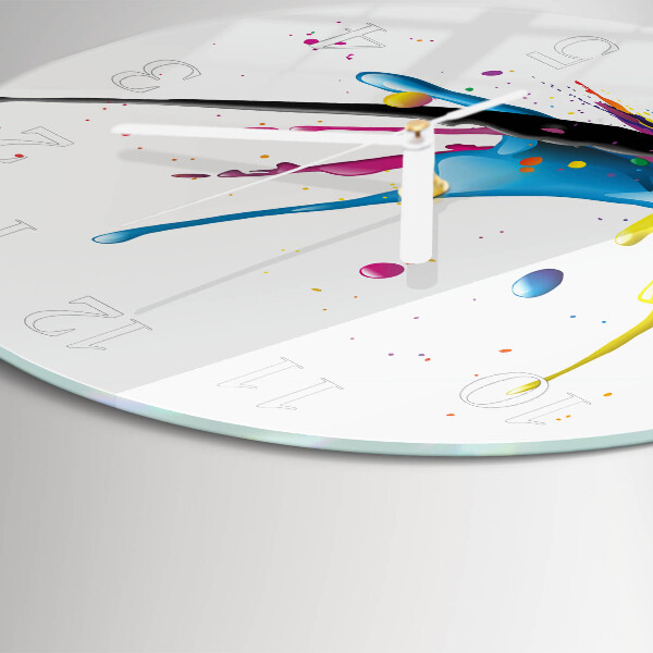 Horloge ronde Couleur