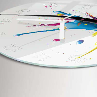 Horloge ronde Couleur