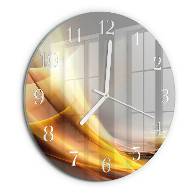 Horloge ronde Abstraction