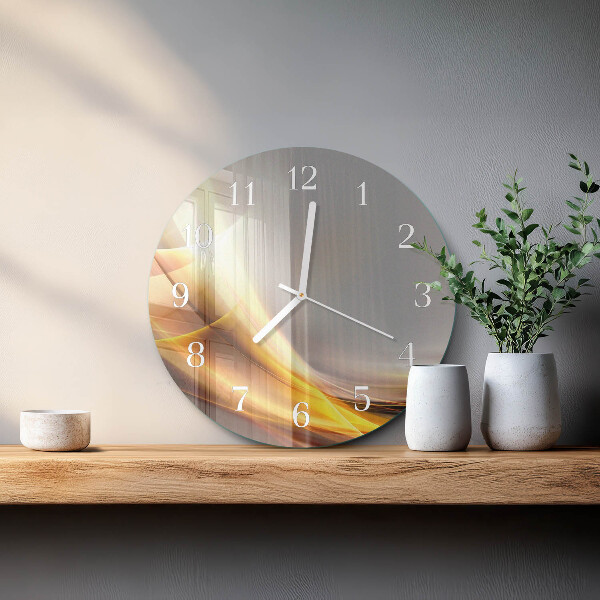Horloge ronde Abstraction